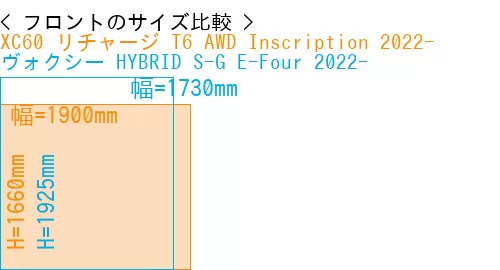 #XC60 リチャージ T6 AWD Inscription 2022- + ヴォクシー HYBRID S-G E-Four 2022-